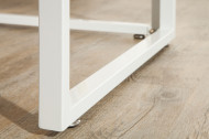 Exclusief design hoekbureau 180 cm mat wit glas