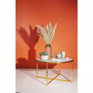 Messing Salontafel West Beach Ø80cm