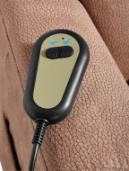 Relaxfauteuil met elektrisch opstahulp Inclusief relaxfunctie met afstandsbediening Kleur bruin
