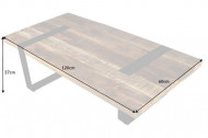 Salontafel Iron Craft 120cm Massief Mango Hout