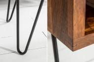 Salontafel Sheeshamhout 100cm met haarspeldpoten