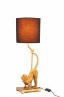 Tafel Lamp Aap Jerry Goud Zwart