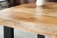 Design salontafel IRON 100cm mangohout ijzer industrieel design
