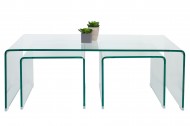 Glazen Salontafel model trio 90cm