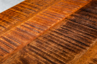 Industriële eettafel WOOD ART 180cm mangohout met zwart X-frame