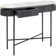 Kare design Console Glenn Sidetable 100cm met Marmer tafelblad