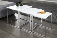 moderne Salontafel / Bijzettafel Model: Fusion - 3 Set