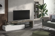 TV-MEUBEL Spring WIT MAT/BETON look 180cm