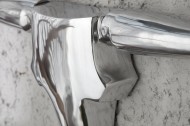 Wandgewei Model: Bull - Zilver - 120cm