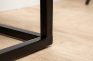 bank zilvergrijs fluweel stof zwart frame 108cm