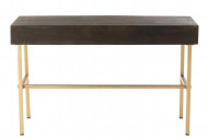 Console bruin - goud model Janis 2 Laden Mango Hout/