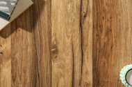 Industriële uitschuifbare eettafel 160-210 cm eiken look model met X-poten