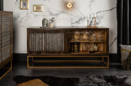 Massief dressoir ON 160cm mangohout met agaatsteen afwerking