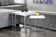 moderne Salontafel / Bijzettafel Model: Fusion - 3 Set