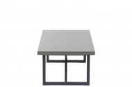 Salontafel Beton Finish Rechthoekig Hout/Metaal Grijs 120cm