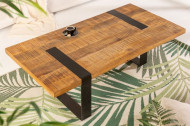 Salontafel Iron Craft 120cm Massief Mango Hout
