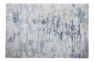 Design vloerkleed 350x240m grijs blauw katoen