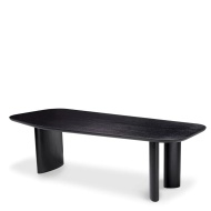 Eettafel Zwart tijdloos design 250cm