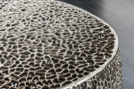 Filigraan design salontafel LEAF 80cm zilver handwerk