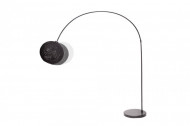 Filigrain Boog,vloerlamp BOLL 205 cm zwart bollicht