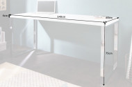 Modern hoogglans wit bureau140 cm witte hoogglans studietafel