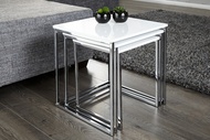 moderne Salontafel / Bijzettafel Model: Fusion - 3 Set