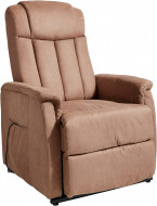 Relaxfauteuil met elektrisch opstahulp Inclusief relaxfunctie met afstandsbediening Kleur bruin