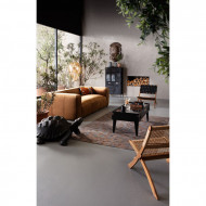 Salontafel Collector Zwart 122x55cm met vakjes en wijnhouder