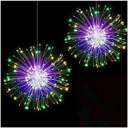 Set 2 x Decoratiuni luminoase tip papadie 240 LED Multicolor