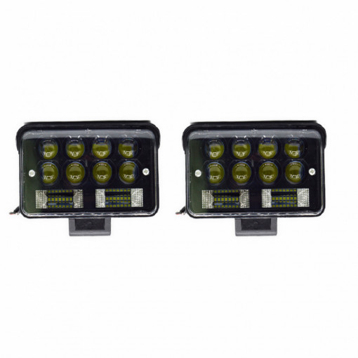Proiector LED auto offroad 126W, 2 faze