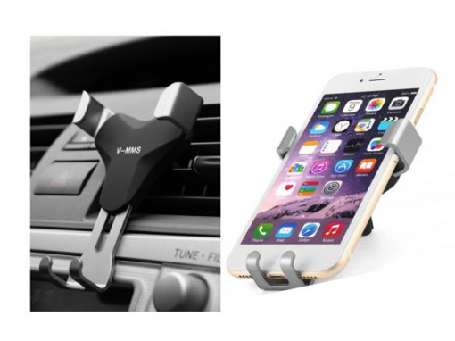Suport universal telefon cu prindere pe grila de aerisire
