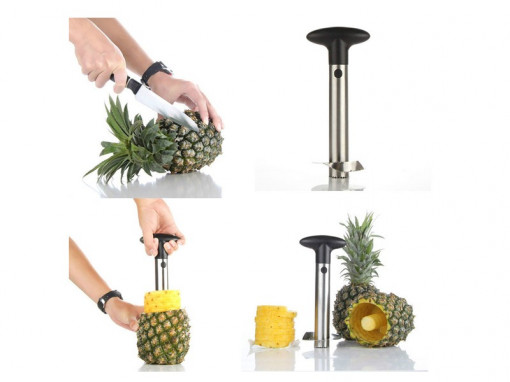 Ustensila pentru decojit sau feliat ananas