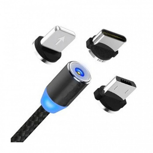 Cablu de incarcare magnetic cu LED indicator