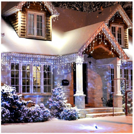 5 + 1 Gratis, Instalatie franjuri, 48 metri, 1200 LED-uri