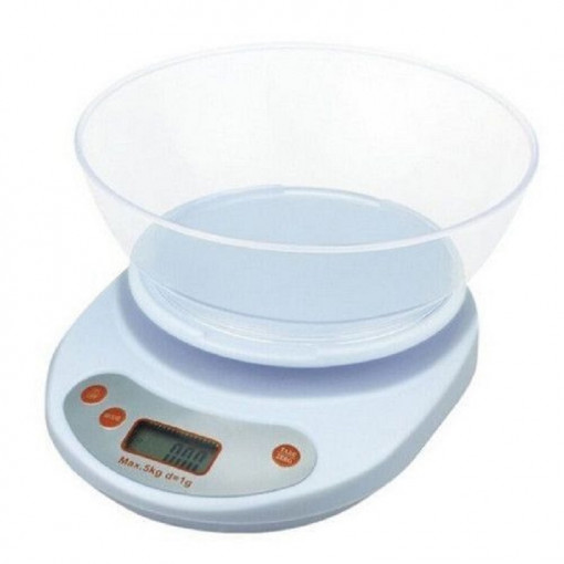 Cantar de bucatarie cu bol, 5 kg