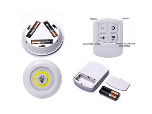 Lampa wireless cu telecomanda