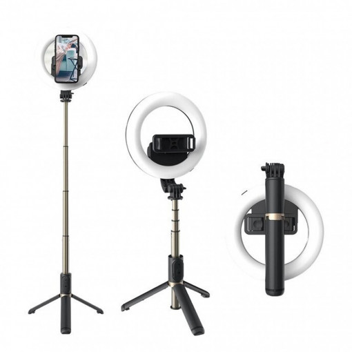 Inel trepied Selfie Stick Bluetooth, portabil