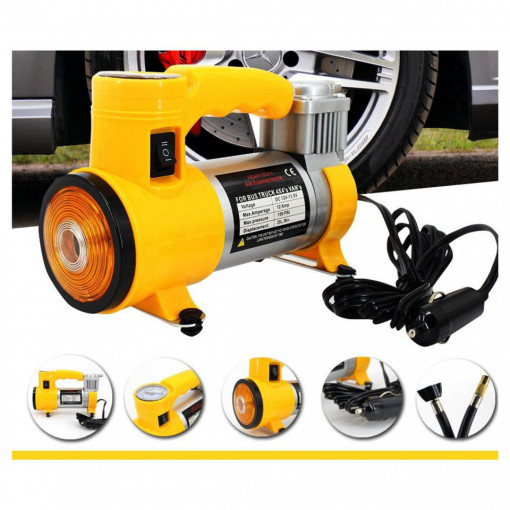 Compresor auto, Cyclone, 12 V, 27 l / min, 150 PSI