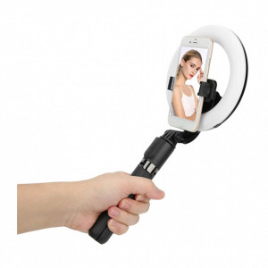Inel trepied Selfie Stick Bluetooth, portabil