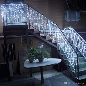 Instalatie de Craciun Tip Perdea 3 m x 1 m, 132 LED ALB RECE