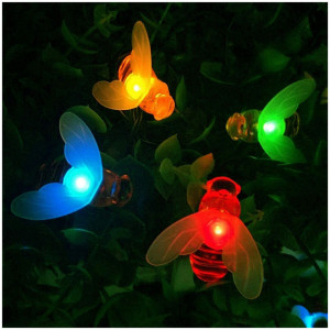 Instalatie solara Albinute LED, 50 led, Multicolor