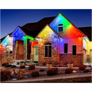 Furtun luminos LED, 8 jocuri de lumini,10m, Multicolor