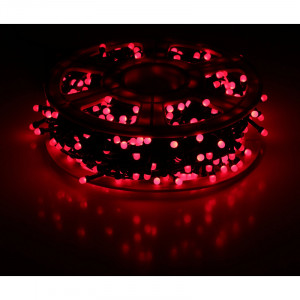 Instalatie exterior 100 metri, 1000 LED Rosu, IP44