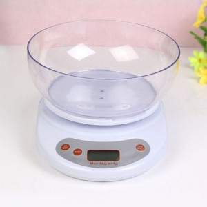 Cantar de bucatarie cu bol, 5 kg