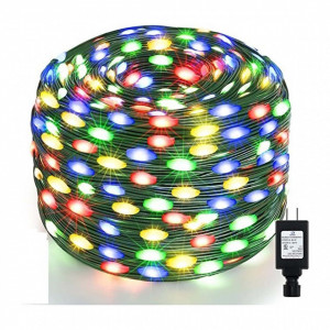 Instalatie liniara de exterior, tip banda cu led turnat, 100 metri, 800 led, jocuri de lumini, Multicolor
