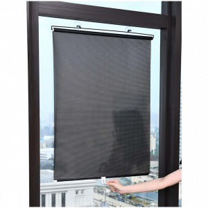 Parasolar retractabil, pentru fereastra sau auto, 58 cm x 125 cm