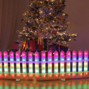 Gardulet decorativ cu 160 leduri, Multicolor, interconectabil