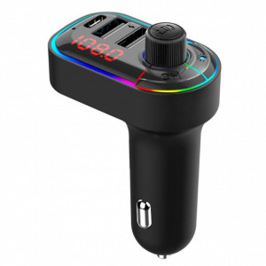Modulator FM, Bluetooth, MP3, USB type C, Fast Charge