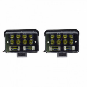 Proiector LED auto offroad 126W, 2 faze