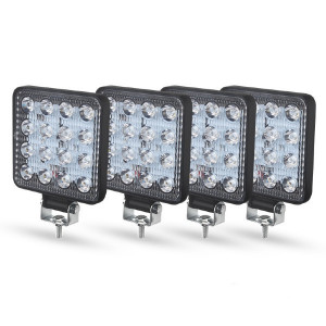 Set 8 proiectoare 16 LED 48W auto OFF-ROAD, IP 67